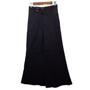 We The Free Youthquake Bell Bottom Blackwash High Waist Jeans Womens 27